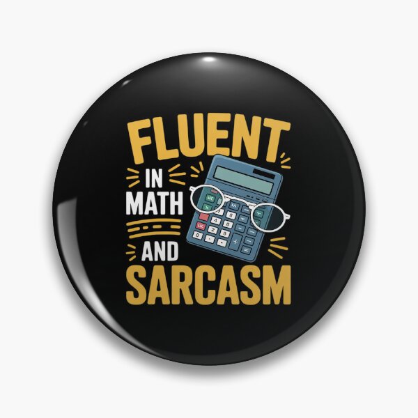 Item preview, Womens Fluent in Math and Sarcasm Teacher Student Math Humor designed and sold by joyouartArt.