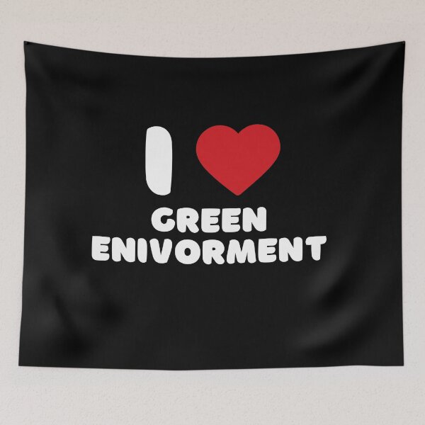 Item preview, I Love Green environment designed and sold by Itsheartshop.
