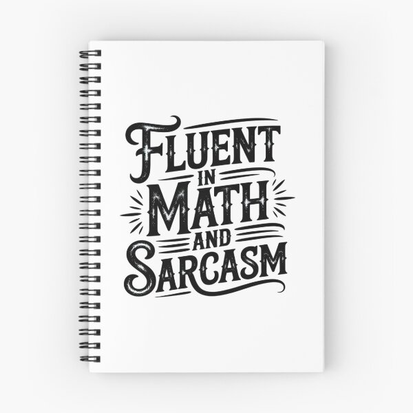Item preview, Womens Fluent in Math and Sarcasm Teacher designed and sold by joyouartArt.
