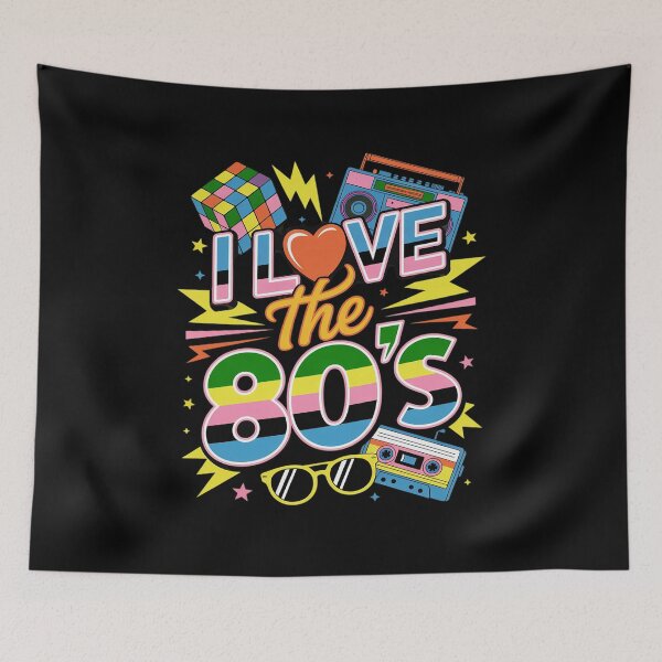 Item preview, I Love The 80's Eighties Party Dress  designed and sold by angolinnArt.