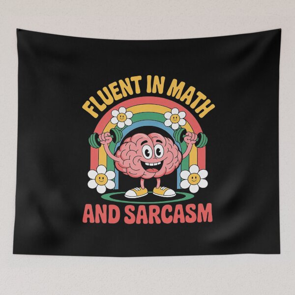 Item preview, Womens Fluent in Math and Sarcasm Humor Lovers Math Teacher designed and sold by joyouartArt.