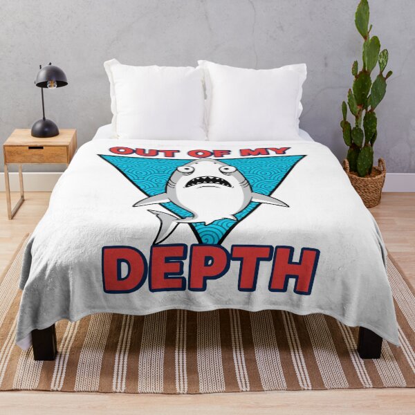 Item preview, Out of My Depth Shark Illustration designed and sold by graphicnew.