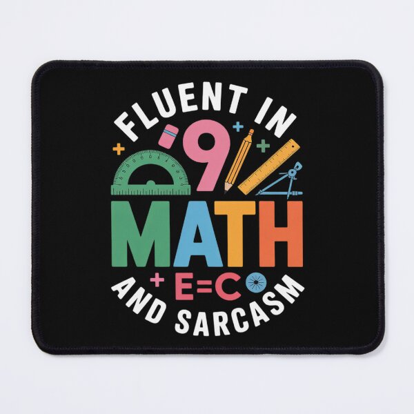 Item preview, Womens Fluent in Math and Sarcasm Math Teacher Back to School designed and sold by joyouartArt.