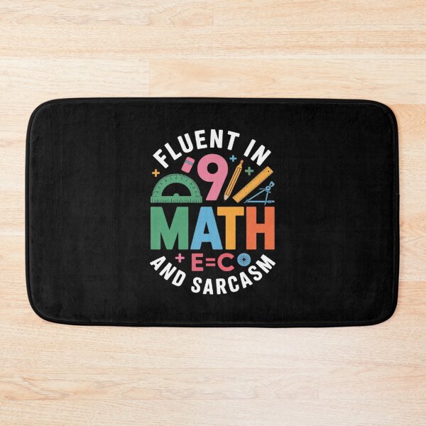 Item preview, Womens Fluent in Math and Sarcasm Math Teacher Back to School designed and sold by joyouartArt.