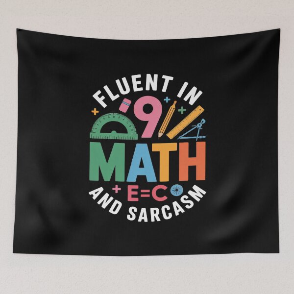 Item preview, Womens Fluent in Math and Sarcasm Math Teacher Back to School designed and sold by joyouartArt.
