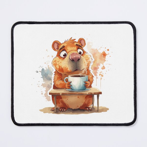 Item preview, Emotional Support Capybara T-Shirt – Funny Coffee Office Humor Tee designed and sold by shlepyart.