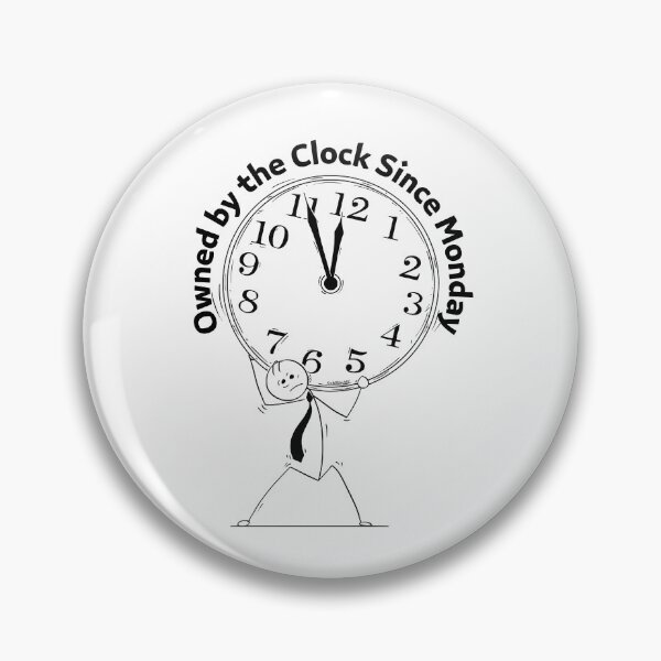 Item preview, Work Burnout – Overworked Employee Time Pressure Illustration designed and sold by chillbyME.