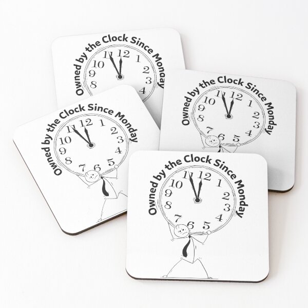 Item preview, Work Burnout – Overworked Employee Time Pressure Illustration designed and sold by chillbyME.