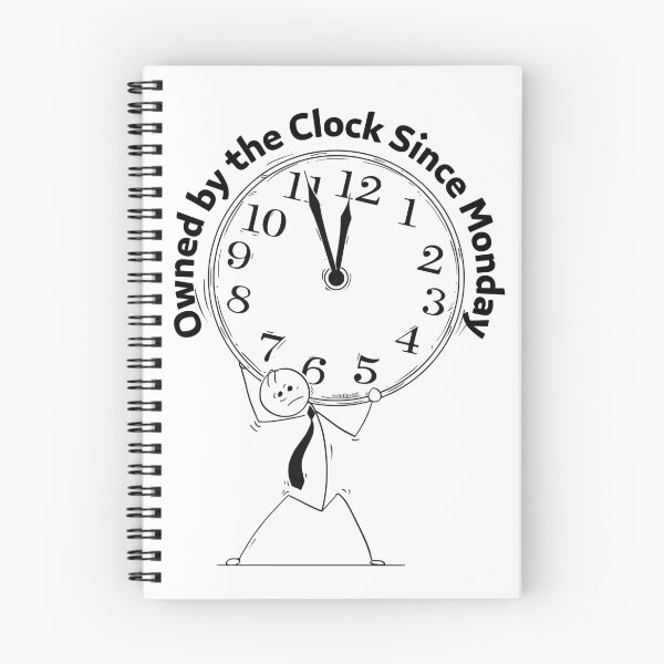 Item preview, Work Burnout – Overworked Employee Time Pressure Illustration designed and sold by chillbyME.