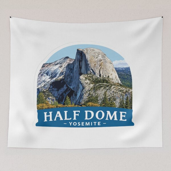 Item preview, Half Dome Yosemite Vintage National Park Sticker - Iconic Granite Monolith Sierra Nevada   California Travel Badge designed and sold by Blurbean.