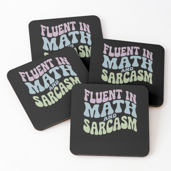 Item preview, Womens Fluent in Math and Sarcasm Teacher Appreciation designed and sold by joyouartArt.