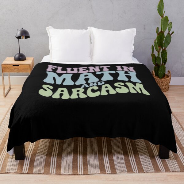 Item preview, Womens Fluent in Math and Sarcasm Teacher Appreciation designed and sold by joyouartArt.