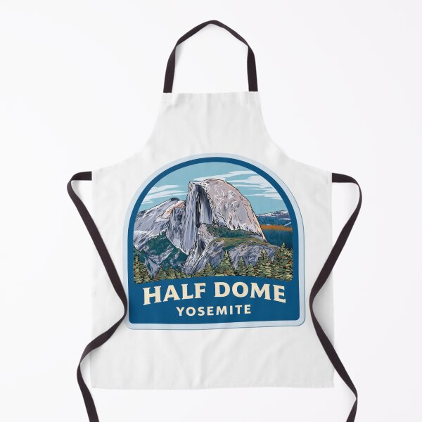 Item preview, Half Dome Yosemite Travel Decal - Enhanced Vintage Sierra Nevada National Park California Mountain Sticker designed and sold by Blurbean.