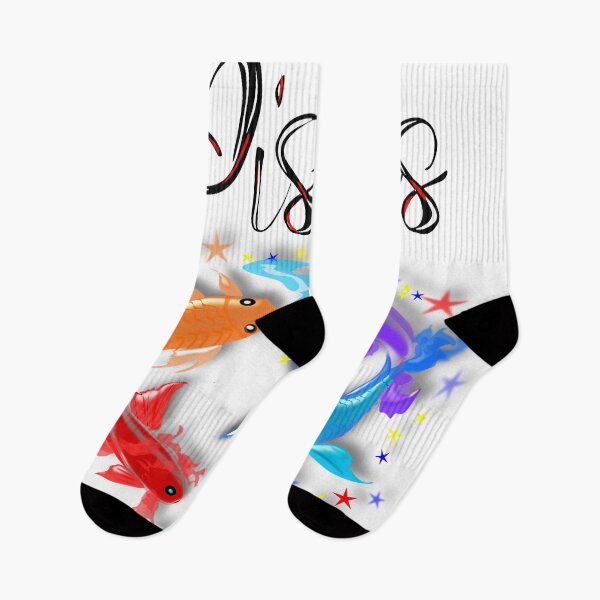 Item preview, Pisces horoscope colorful fish design designed and sold by yungrichmerch.