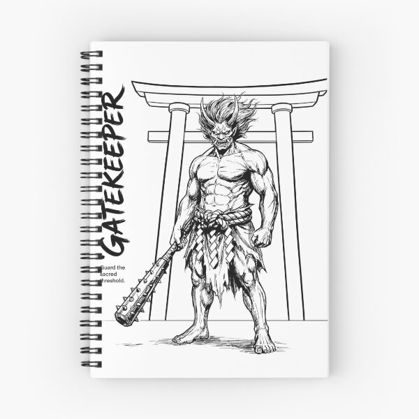 Item preview, Oni de la Gran Puerta - Demonio Oni Japonés designed and sold by bapupa.