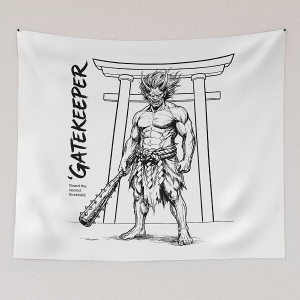 Item preview, Oni of the Great Gate - Japanese Oni Demon designed and sold by bapupa.