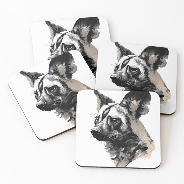 Item preview, African Wild Dog Artistic Portrait. designed and sold by Mr Lee.
