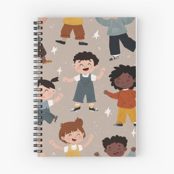 Item preview, Positive multiculture kids pattern for kids designed and sold by SmileshareShop.