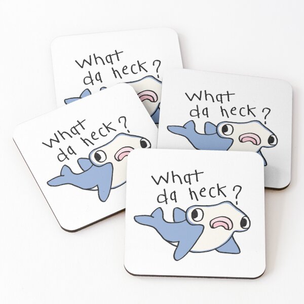 Item preview, What Da Heck Cute Shark  designed and sold by littleworldpp.