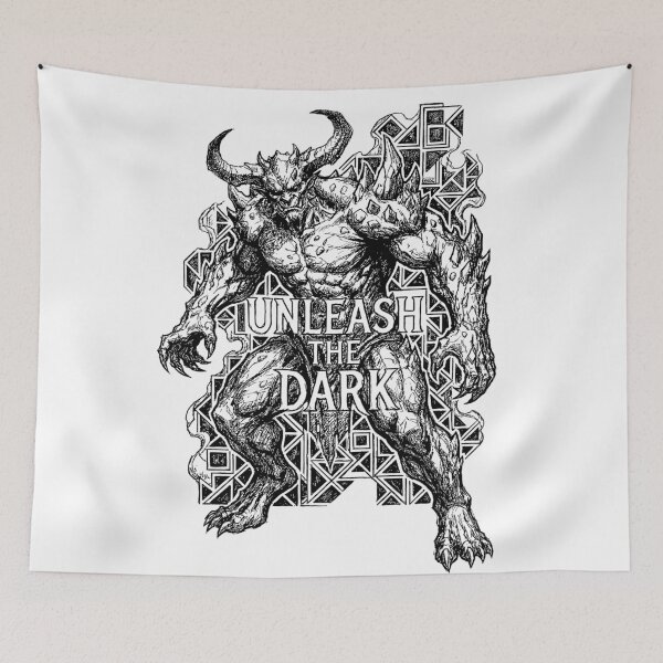 Item preview, Boundless Wrath - Japanese Oni Demon designed and sold by bapupa.