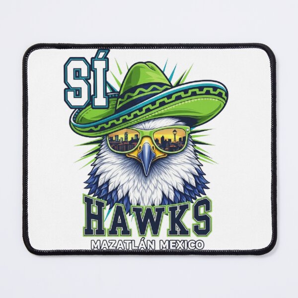 Item preview, Si Hawks Seattle Mexico Vacation - Funny Eagle Sombrero Parody designed and sold by StillDow.