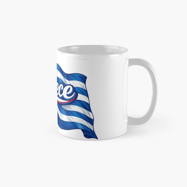 Item preview, Greece Waving Flag Typography – Greek National Pride Design designed and sold by GarnerSupplyCo.