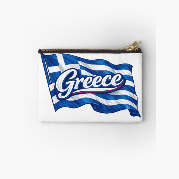 Item preview, Greece Waving Flag Typography – Greek National Pride Design designed and sold by GarnerSupplyCo.