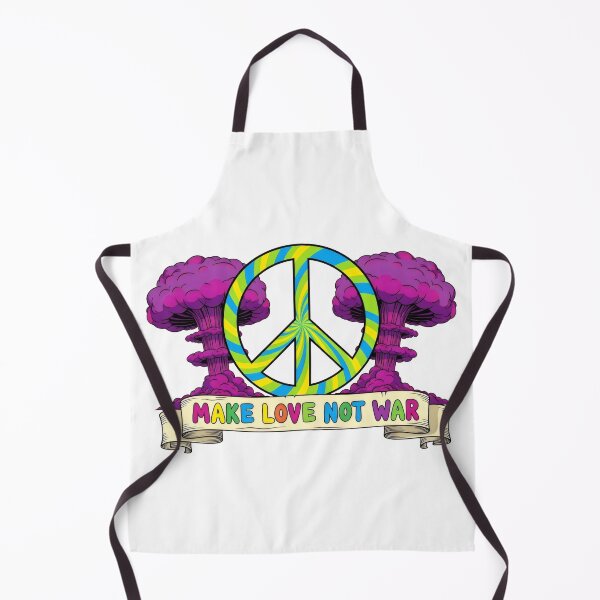 Item preview, Make Love Not War Peace Sign – Hippie Retro 70s Anti-War Protest Groovy Gift Design designed and sold by Luminari Creations.
