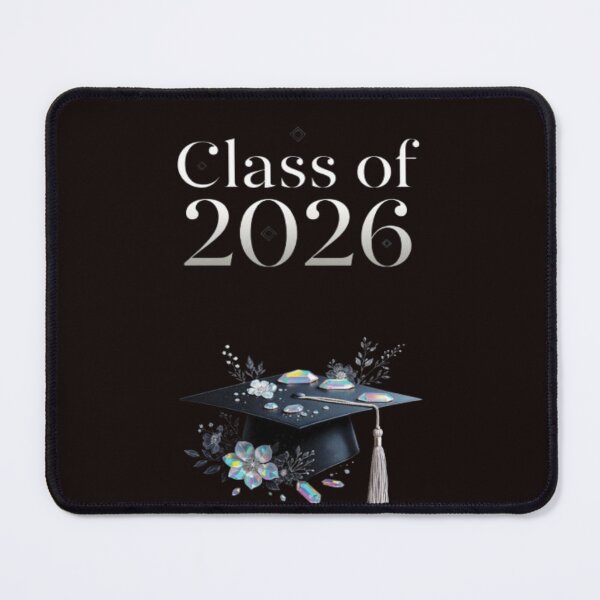 Item preview, Class of 2026 Graduation Cap – Elegant Iridescent Graduate Design designed and sold by ZChrome.