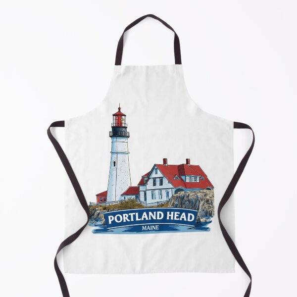 Item preview, Portland Head Light Maine Vintage Travel Sticker - Historic Lighthouse Rocky Coast Cape Elizabeth Maritime Beacon designed and sold by Blurbean.