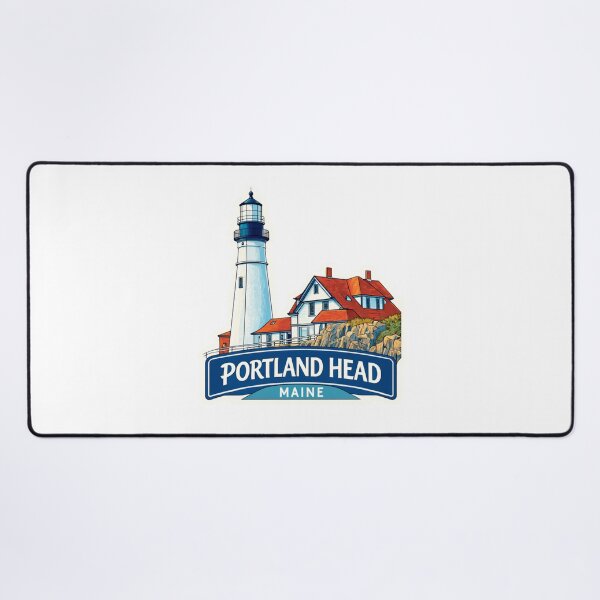 Item preview, Alternative Portland Head Maine Lighthouse Badge - Enhanced Coastal Architecture Maritime   Heritage Travel Decal designed and sold by Blurbean.