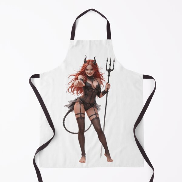 Item preview, Sexy Succubus Demon Girl Redhead Lingerie Design - Hot Fantasy Pinup Graphic designed and sold by JonathanP514.