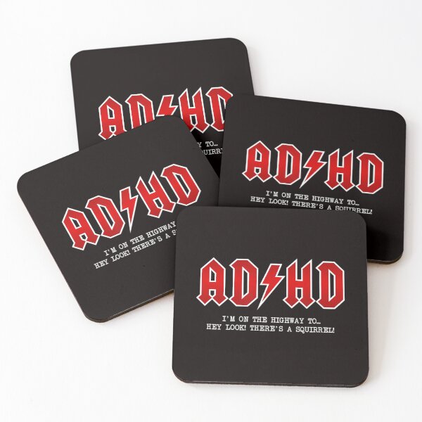 Item preview, Adhd Highway To... Hey Look A Squirrel Hard Rocker Adhd designed and sold by Nassr-bqli.