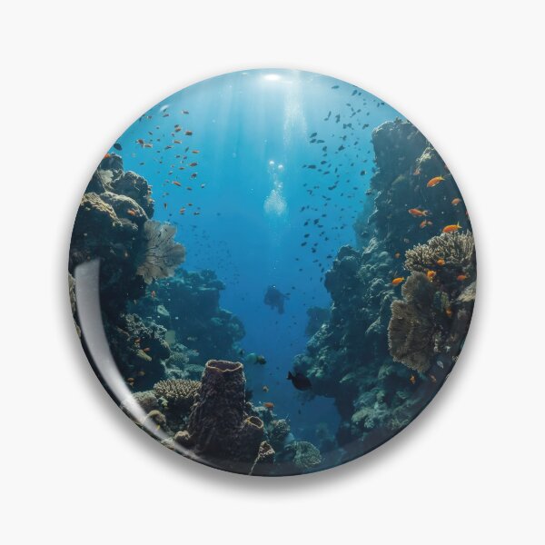 Item preview, Crystal Clear Coral Reef Lagoon designed and sold by Nice Vibes Prints.