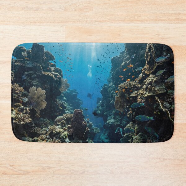 Item preview, Crystal Clear Coral Reef Lagoon designed and sold by Nice Vibes Prints.