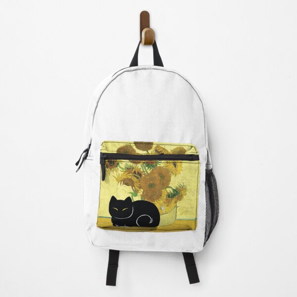 Item preview, cute cat with sunflowers designed and sold by PurrfectHome.