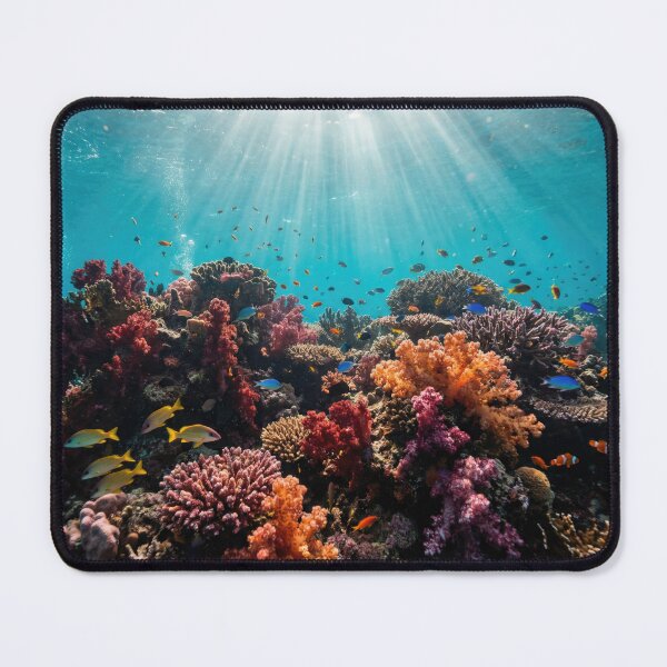 Item preview, Sunlight Through Coral Reef Canyon designed and sold by Nice Vibes Prints.