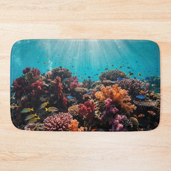 Item preview, Sunlight Through Coral Reef Canyon designed and sold by Nice Vibes Prints.