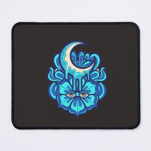 Item preview, Groovy Trippy Flower Eyes – Psychedelic Sticker & T-Shirt Design designed and sold by shlepyart.