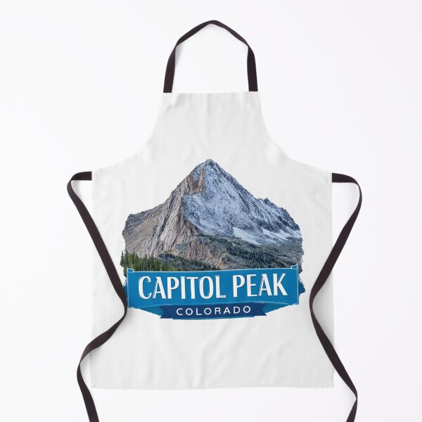 Item preview, Capitol Peak Colorado Mountain Vintage Sticker - 14er Alpine Climbing Retro National Forest   Wilderness Design designed and sold by Blurbean.