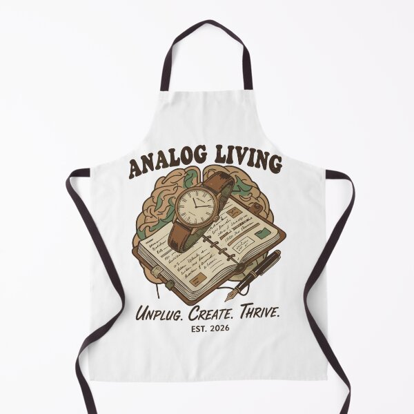 Item preview, Analog Living Vintage EDC Graphic - Unplug Create Thrive designed and sold by Evaevonechi.