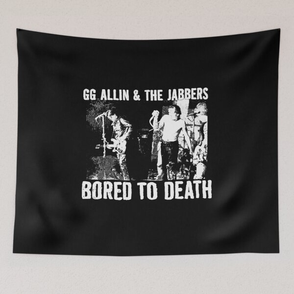 Item preview, GG ALLIN & THE JABBERS ~ BORED TO DEATH designed and sold by skeletons-lair.
