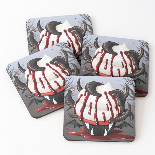 Item preview, Gothic Vampire Leech Black Forest Cupcake (with BG) designed and sold by makyonokisai.
