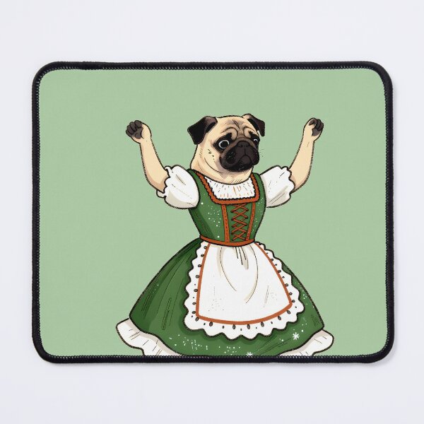 Item preview, Dancing Irish Pug designed and sold by AnimalAirtistry.