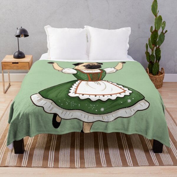 Item preview, Dancing Irish Pug designed and sold by AnimalAirtistry.