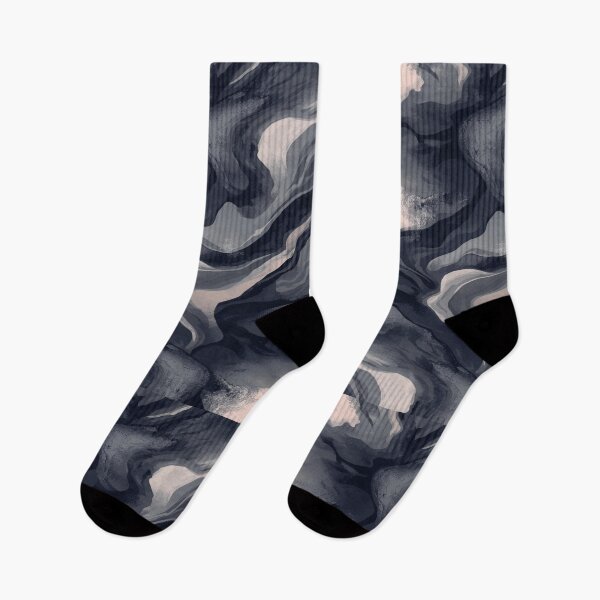 Item preview, Abstract Twilight Gradient Pattern in Charcoal Pastels designed and sold by mari0n980.