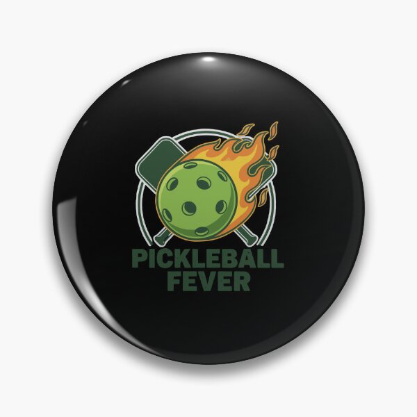 Item preview, Pickleball Fever Flaming Sports  designed and sold by Evaevonechi.