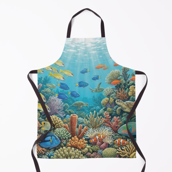 Item preview, Colorful Reef Fish Paradise designed and sold by Nice Vibes Prints.