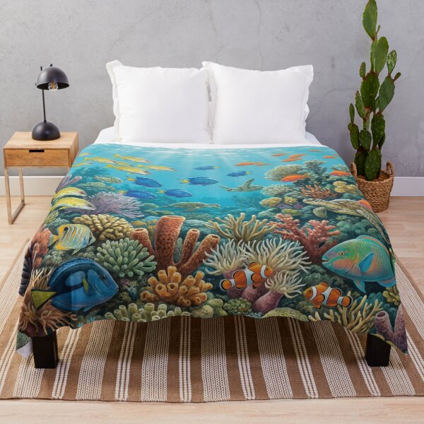 Item preview, Colorful Reef Fish Paradise designed and sold by Nice Vibes Prints.