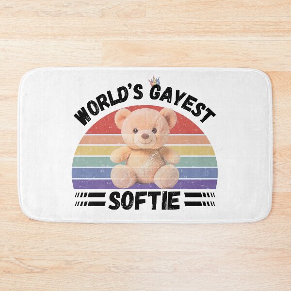 Item preview, World’s Gayest Softie designed and sold by Rainbow-Nation.